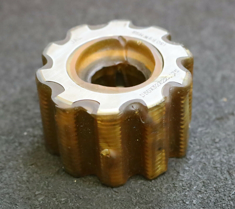 JAL Kerbzahnwellen-Wälzfräser Abmessungen Ø50x32xØ22mm mit LKN Steigung 1,75mm