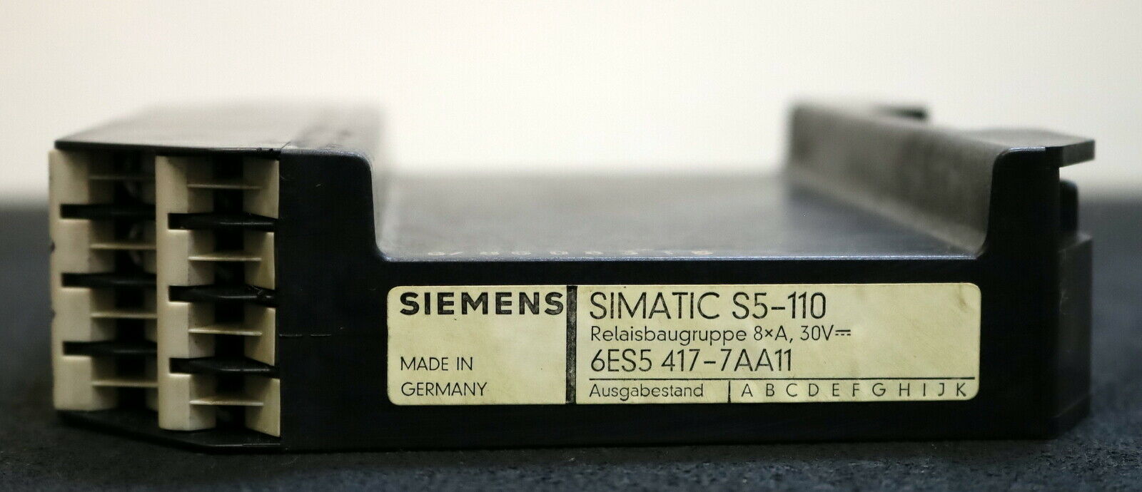 SIEMENS Relaisbaugruppe 8xA 30VDC 6ES5417-7AA11 - gebraucht