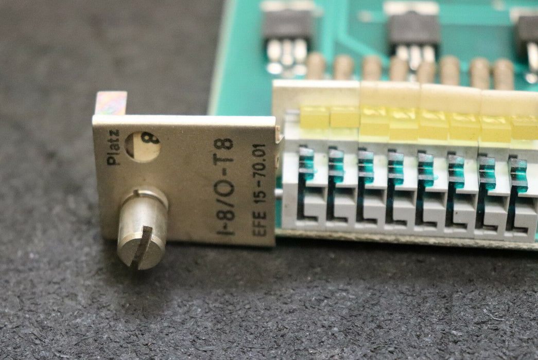 EFE Board I-8/O-T8 EFE 15-70.01 RFT G 59675 gebraucht - geprüft - ok
