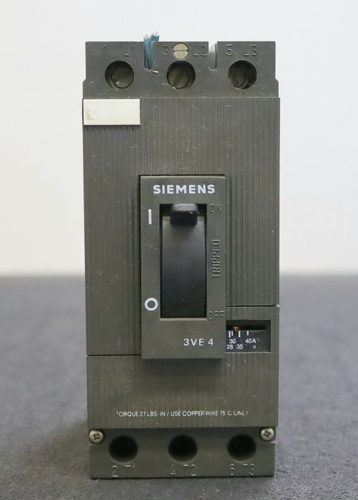 SIEMENS Motorschutzschalter 3VE4200-0CR00 28-40A - gebraucht