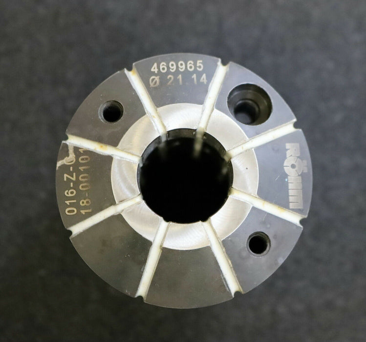 RÖHM Spannkopf Ø21,14mm 469965 zylindrisch glatt 016-Z-C-18-00101 unbenutzt