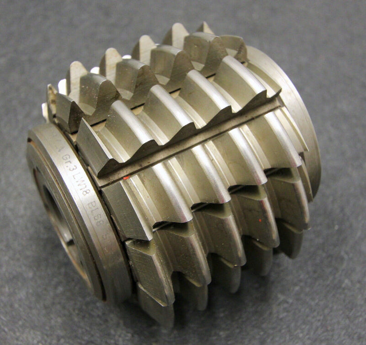 KLINGELNBERG Stollenwälzfräser spline hob m= 5mm 20° - hg= 10,84 Ø110x110xØ32mm
