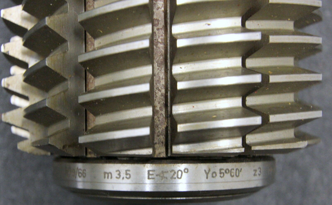 KLINGELNBERG Stollenwälzfräser involute spline hob Vorfräser m= 3,5mm BP III