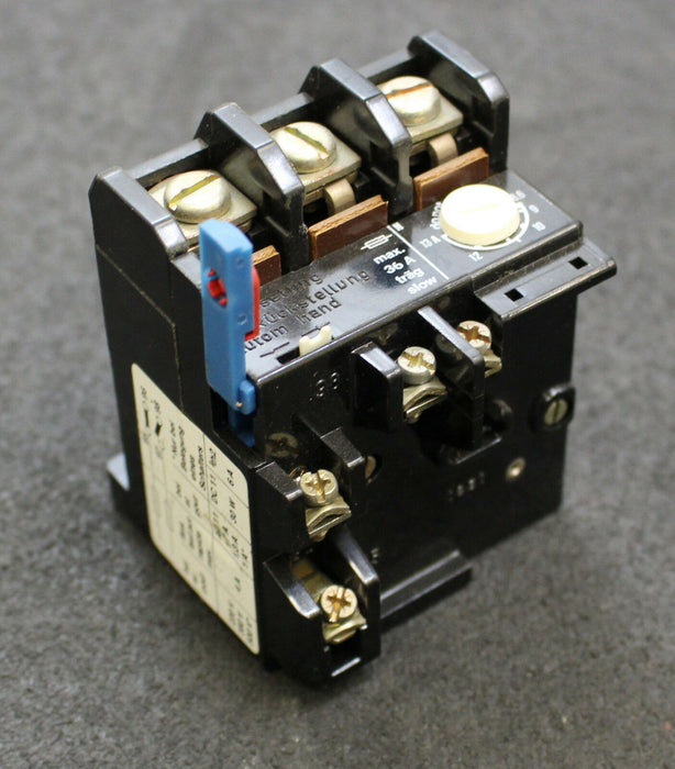 BBC PETERCEM Überlastrelais thermal overload relais TSA 45P C662 8,6-13A