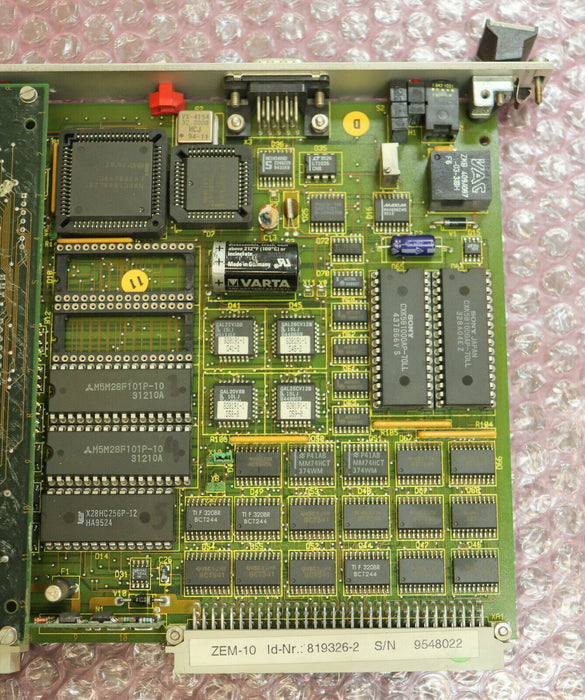 INDUMAT Zentraleinheit ZEM-10 AGV CPU ZEM-10 BR90 ZEM 819326-2 S/N 9548022