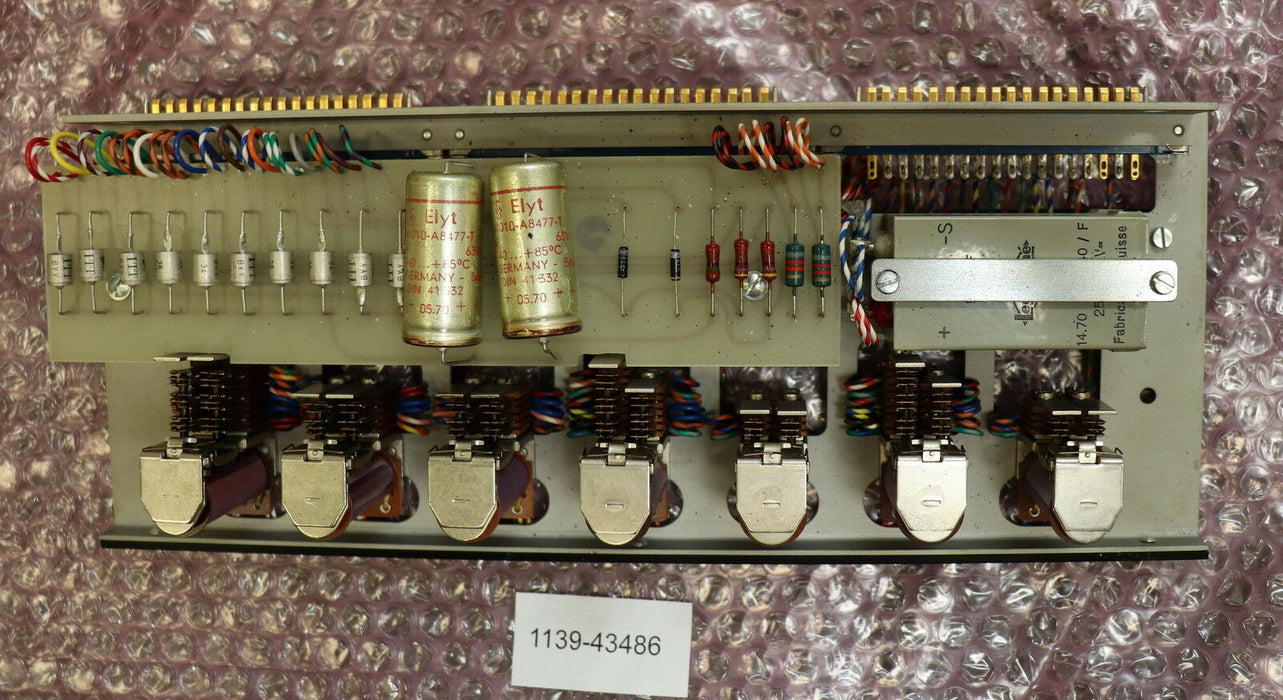 S.I.P. SCHÜTTE Einschub Karte 306 für Lehrenbohrwerk mit Platine 460474