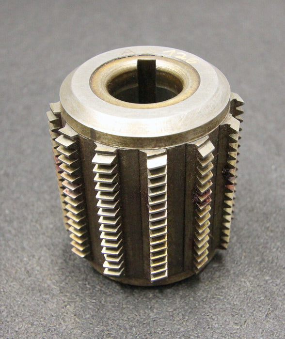 SAAZOR Stollenwälzfräser involute spline hob m= 1,25mm BP II Ø75x80xØ27mm LKN