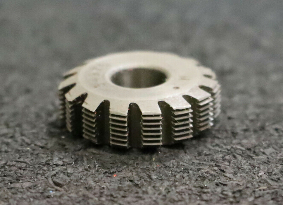 MIKRON Wälzfräser No. 34975 - Ø23x7xØ8mm 1gg. Rechts 15 Spanuten