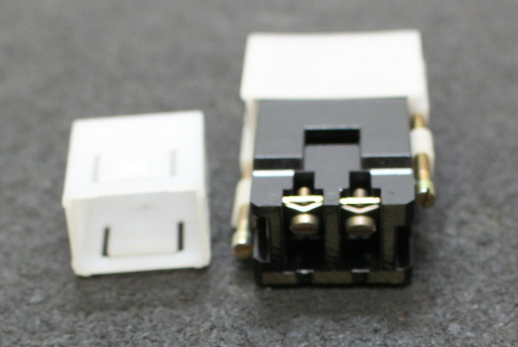 EAO 10 Lampenhalter - Lamp Holder 02-061-001 mit Blenden 5x "Ein" + 5x "Aus"