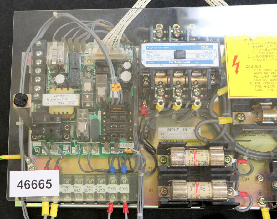 FANUC INPUT UNIT A14B-0076-B102 No. PX51390 12-1984 mit 2 Anschlusssteckern