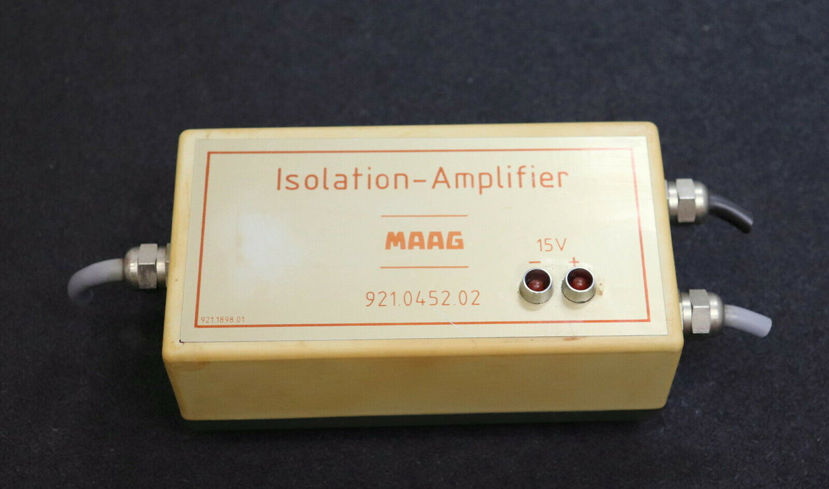 MAAG Isolation-Amplifier Art. Nr. 921.0452.02 15V