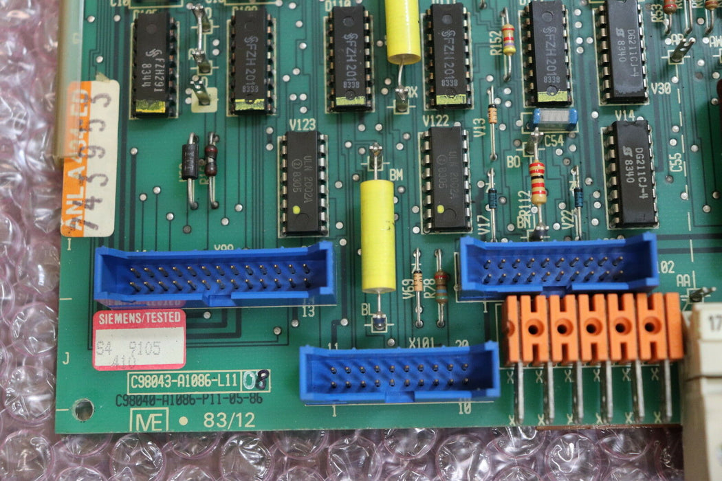 SIEMENS FBG Hauptspindelregler C98043-A1086-L11 gebraucht - ok - geprüft