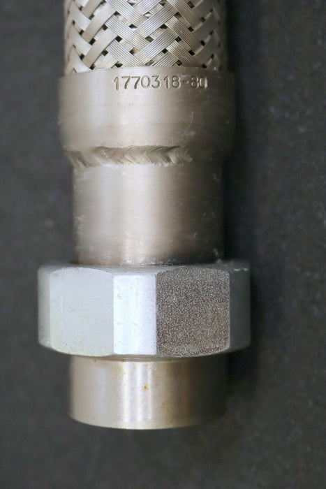 ALFA LAVAL Connecting Hose Art.Nr. 1 770 318-80 Rohr-Material Edelstahl 1 Mutter
