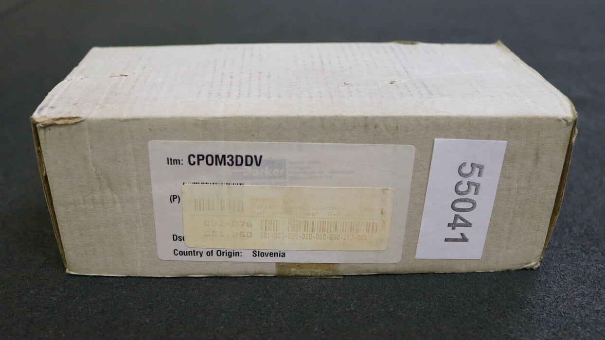 PARKER Doppel-Rückschlagventil CP0M3DDV50 max. 5000 PSI max. 350bar unbenutzt