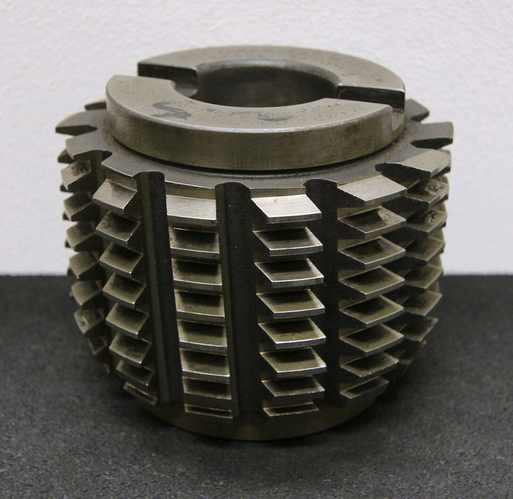 GPS Vollstahlwälzfräser gear hob Vorfräser m= 2,5mm 15° EGW Ø100x80xØ40mm 2gg.Re