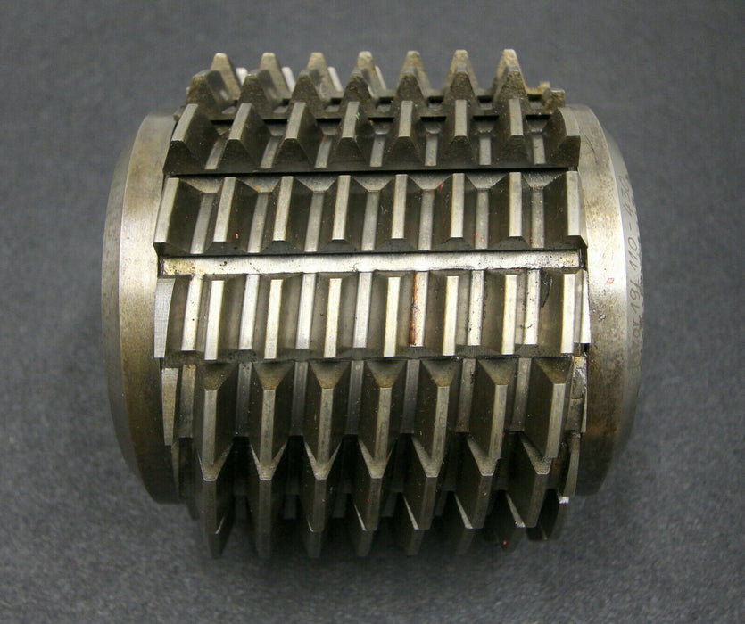 SAAZOR Stollenwälzfräser involute spline hob m= 4,5mm 19°45´ EGW Ø150x140xØ50mm