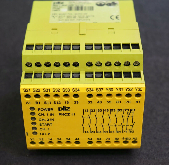 PILZ Sicherheitsrelais PNOZ 11 ID 77480 24VAC 7VA / 24VDC 4W - gebraucht