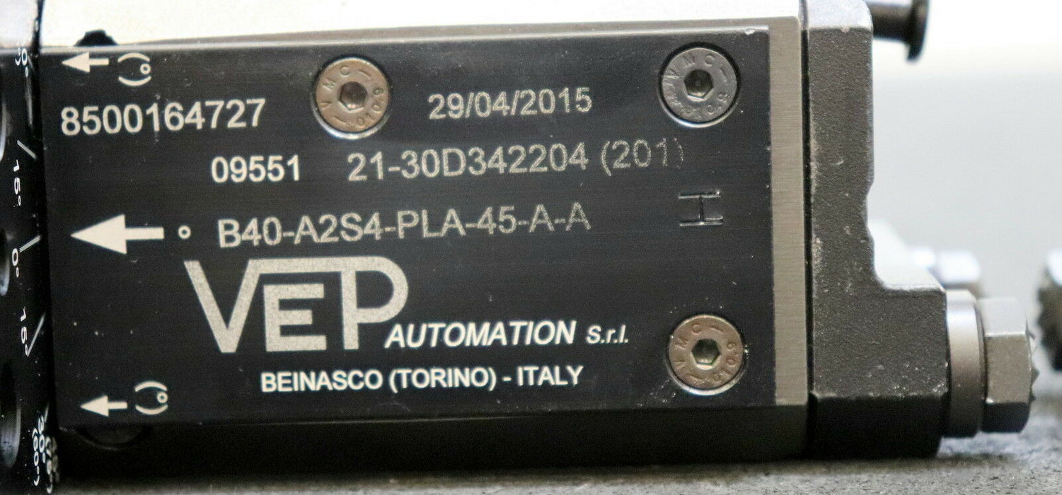 VEP AUTOMATION Flansch-Greifer Greifer-Spanner B40-A2S4-PLA-45-A-A Zylind.Ø 40mm