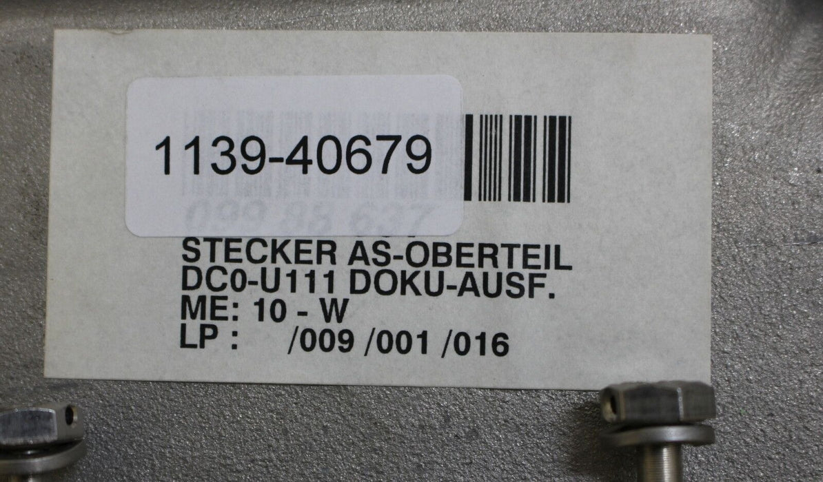 HARTING 6-poliger Stecker - male - komplett 35A 500V mit HAN 6 HSB-bu - 1 Stück