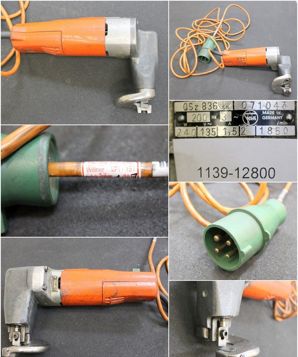 FEIN Blechschere Knabber Nibbler bis 2mm - QSz 836 -240W-1,5A-135V Drehstrom