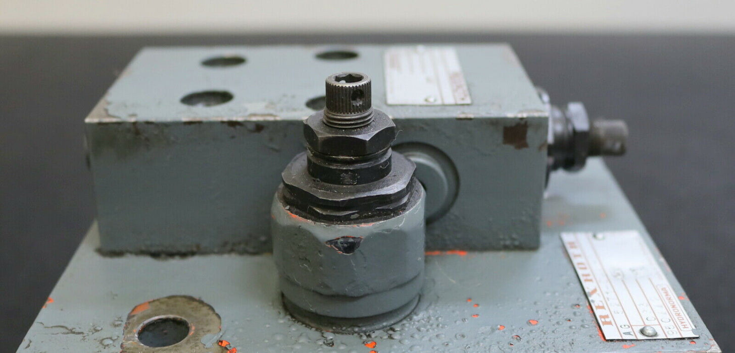 REXROTH Steuerblock AG 5271-0-4-5 C33 mit REXROTH 316129 Best.Nr. 92305844