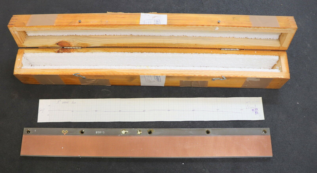 WMW MODUL Linear Inductosyn Länge 500 mm mit Messprotokoll Nr. 95915 - gebraucht