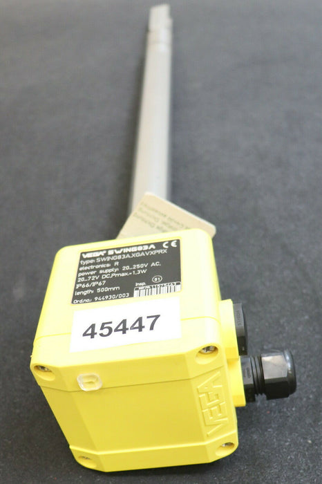VEGA Schwinggabelschalter 500mm Messsonde SWING83A.XGAVXPRX Stablänge 500mm