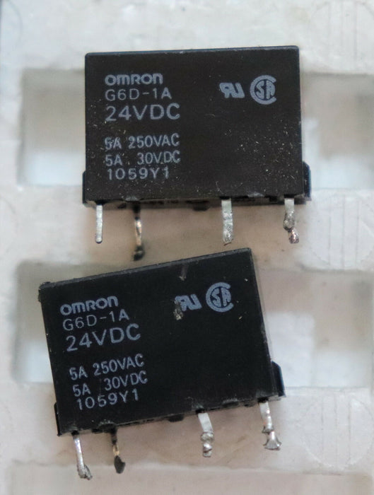 OMRON RGS Konvolut 13 Stück Relais DDR Schutzschalter 8 x OMRON G6D-1A gebraucht