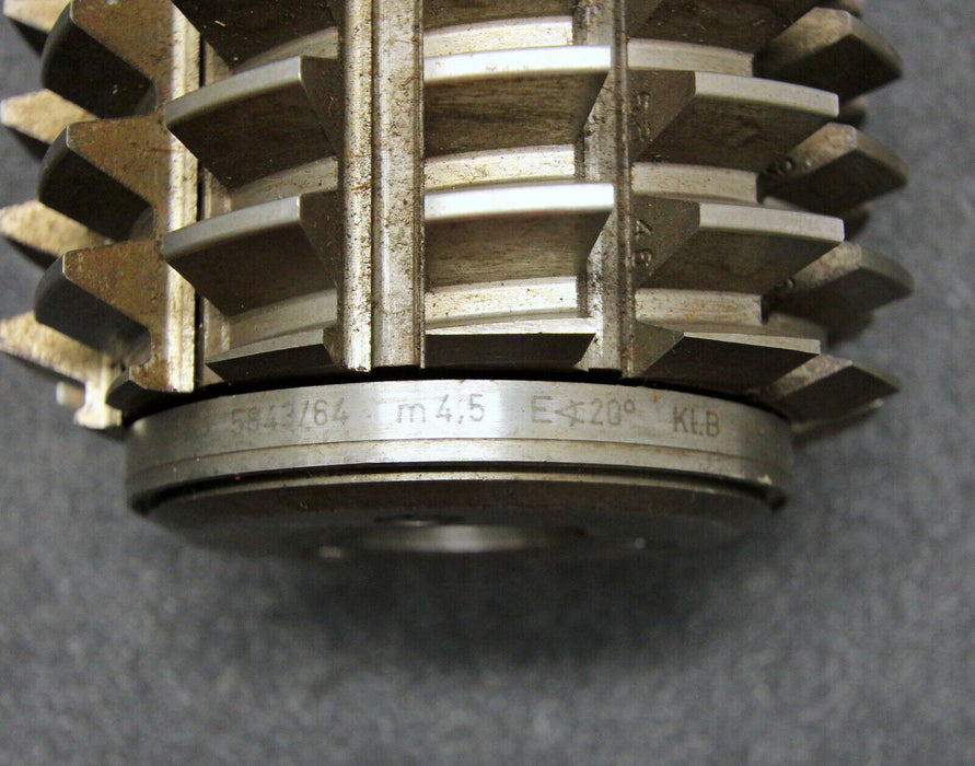 KLINGELNBERG Stollenwälzfräser involute spline hob Vorfräser m= 4,5mm BP III LKN