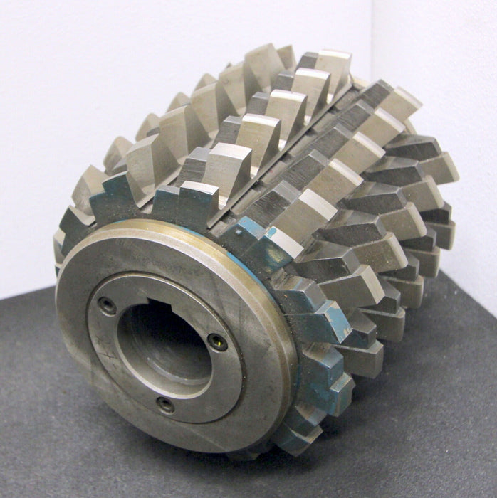 PWS Stollenwälzfräser involute spine hob m= 10mm BP III nach DIN3972 20° EGW Ab