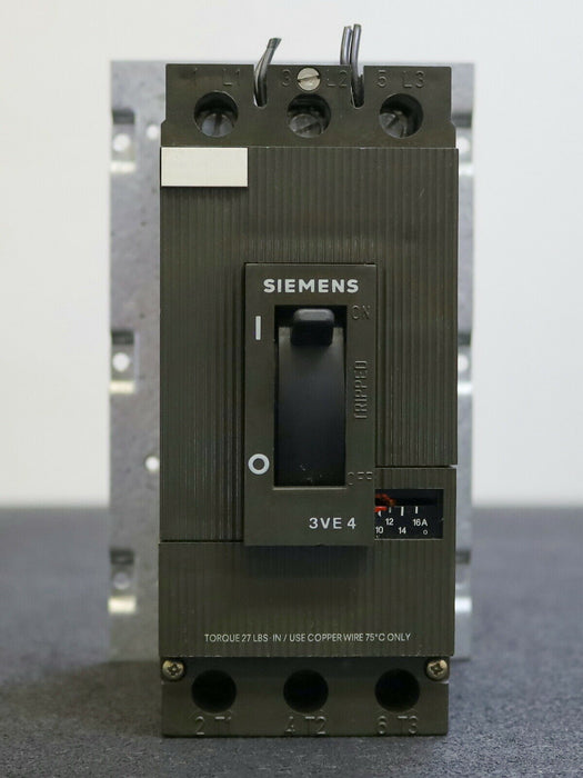 SIEMENS Leistungsschalter 10-16A 190A 3VE4200-0CM00 - gebraucht