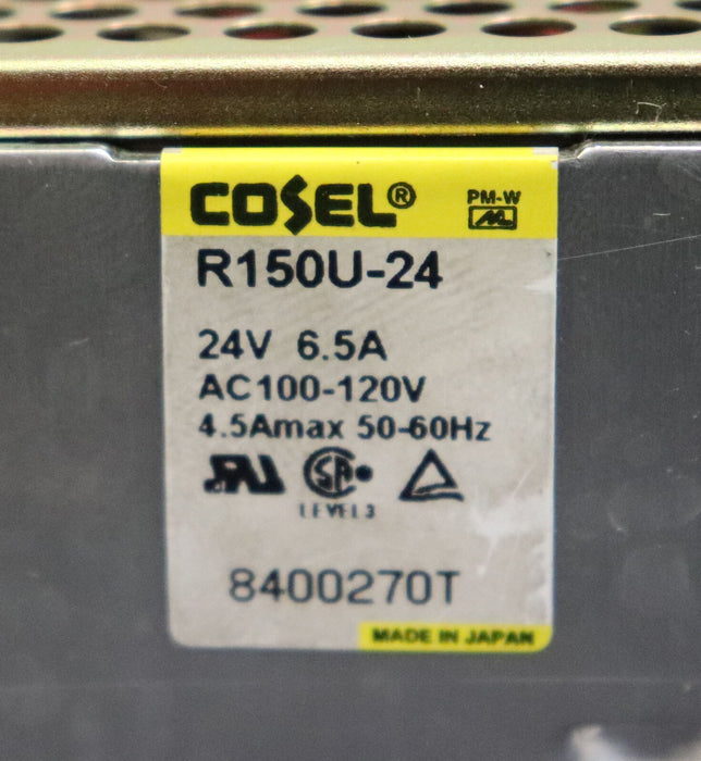 COSEL DC24V Power Supply R150U-24-N 24VDC MAZAK-Nr. D50EA001750 24VDC 6,5A