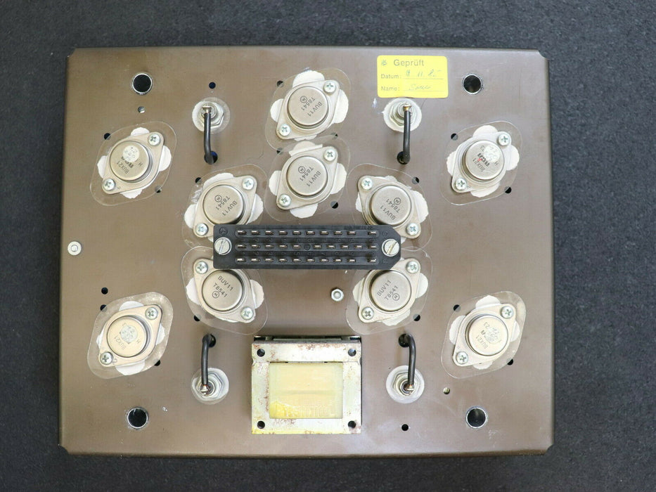 HELDT & ROSSI DC-Servoverstärker/Amplifier + Transformator SM 807DC 250-30