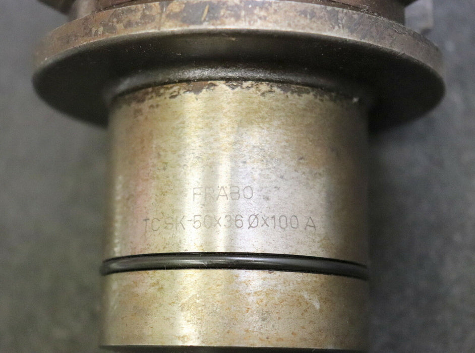 FRABO SK50 Werkzeughalter D36 Grundaufnahme + Spannzangenhalter 36x100 AS36 ER40