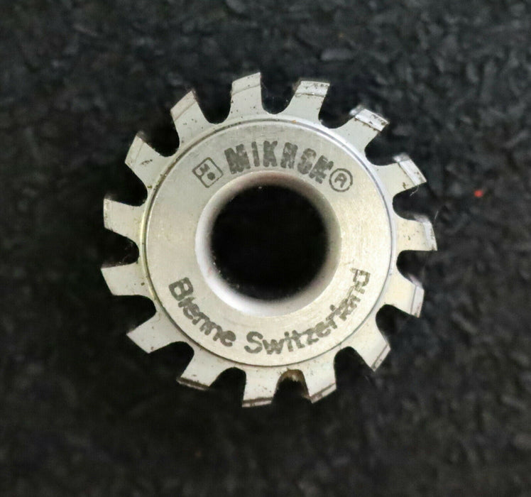 MIKRON Vollstahl-Wälzfräser No. 40513 m= 0,314 ho= 0,95 D19,75 Z60 Ø24x10xØ8mm
