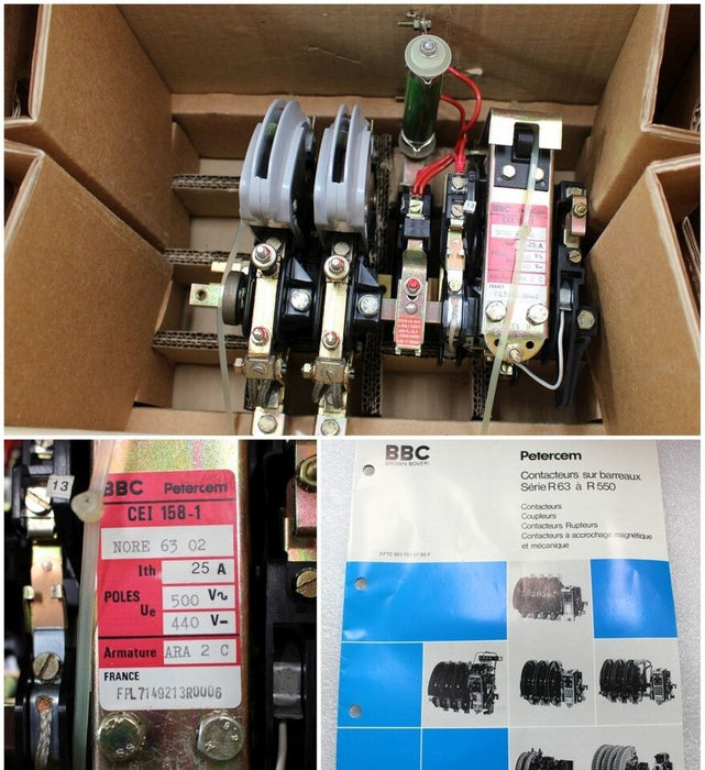 ABB BBC Schütz NORE63-02 220VDC 0S/2Ö - Barrenschütz - Art.Nr.FPL 714 9213 R0006