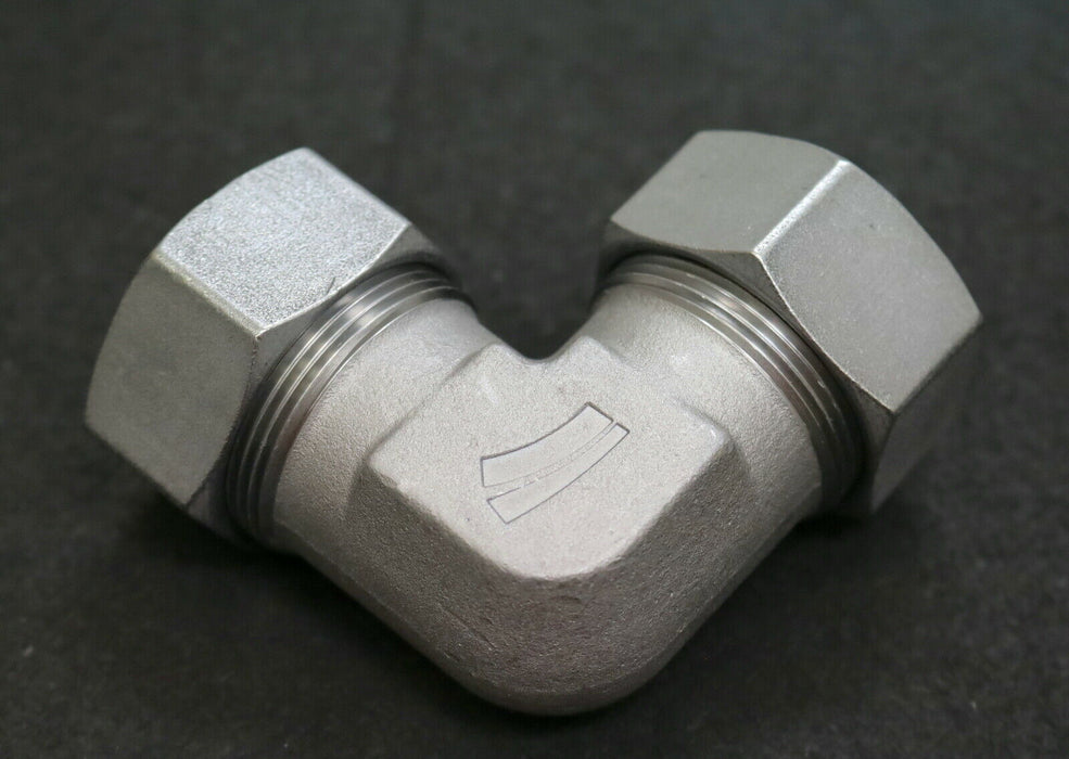 ERMETO / PAV Winkelverschraubung mit Dichtkegel W 35-ZL AußenØ 35mm beidseitig