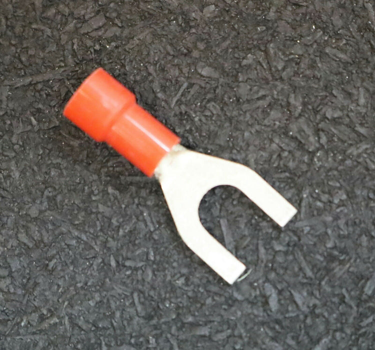 KLAUKE 214x Quetschkabelschuh Typ 630C/5 Gabelform M5 Rot Querschnitt 1,5-2,5mm²