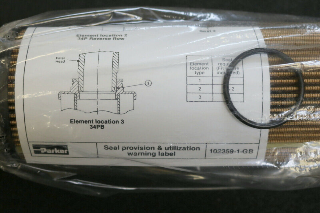 PARKER Hydraulikfilter Austauschfilterelement G01101 1 0 C1624 Batch 53593778