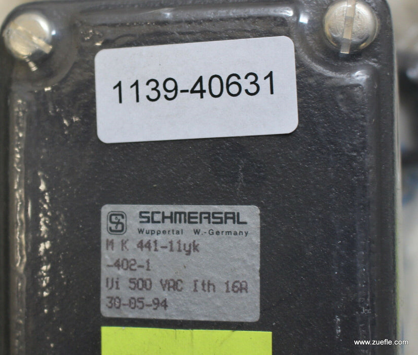 SCHMERSAL Positionsschalter M K 441-11yk 402-1 Ui=500VAC Ith=16A