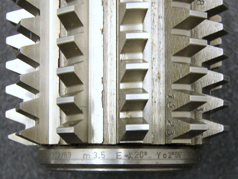 KLINGELNBERG Stollenwälzfräser involute spline hob Fertigfräser m= 3,5mm BP II