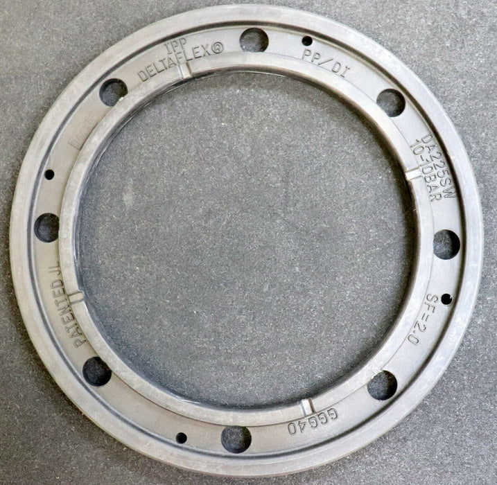 DELTAFLEX IPP Losflansch DN200 PN10 Außend.: 345mm Dicke 23mm SF=2,0 PP/DI