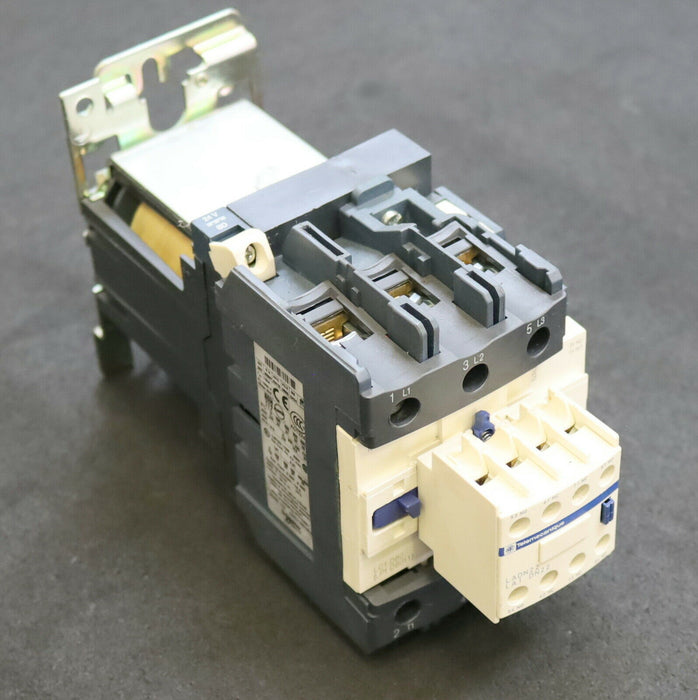 TELEMECANIQUE Leistungsschütz LC1 D80 Steuerspannung 24VDC + LADN22 LA1 DN22