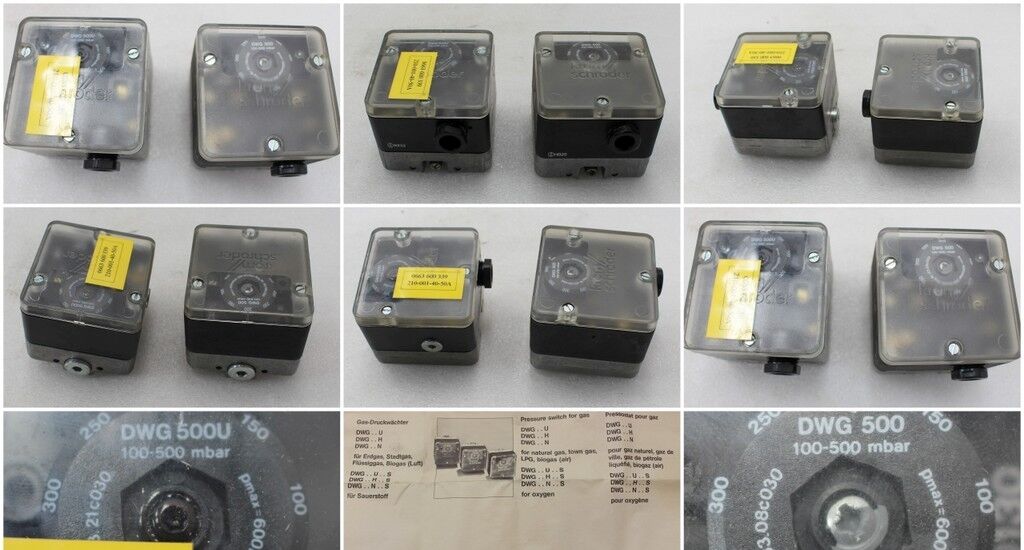 KROMSCHROEDER Druckschalter DWG 500 / DWG 500U 100-500 mbar