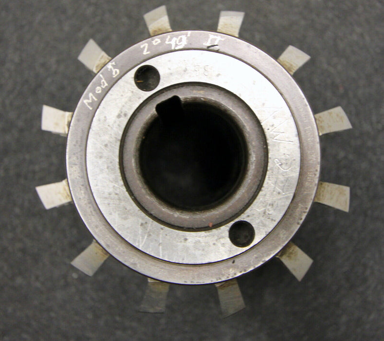 FETTE Stollenwälzfräser involute spline hob m= 5mm BP II nach DIN3972 20° EGW
