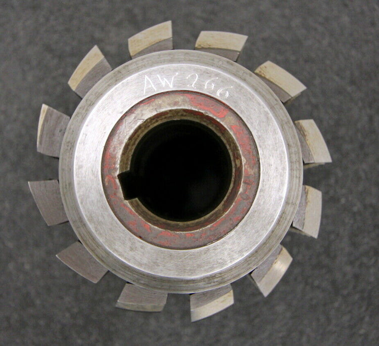 SAAZOR Stollenwälzfräser involute spline hob m = 3,5mm 19°55´ EGW Ø100x100xØ32mm
