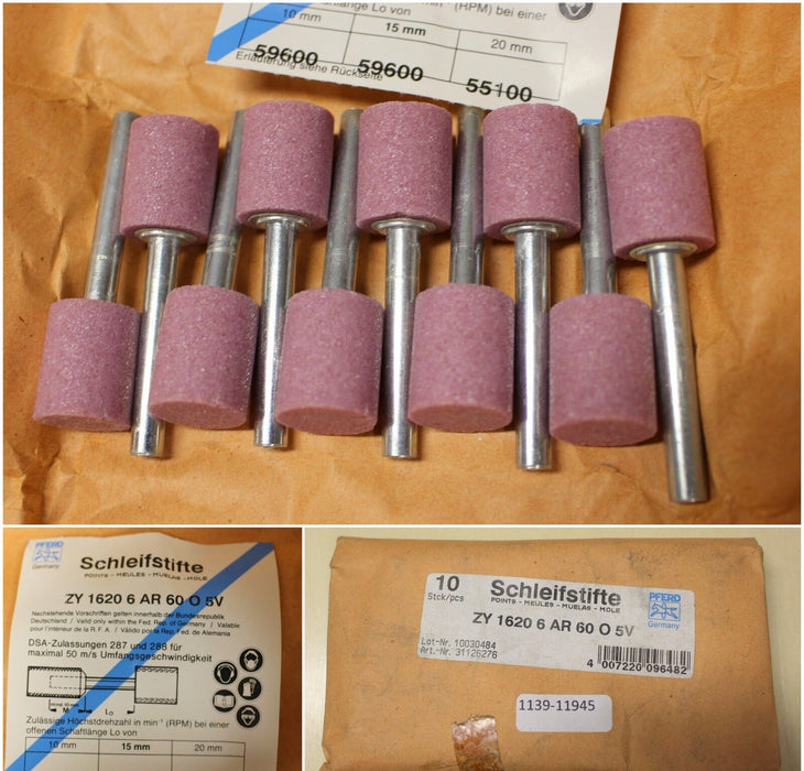 PFERD Poliflex Feinschleifstift PF ZY 1620/6 AR 60 O 5V-Art.Nr. 31126276-10 Stk.
