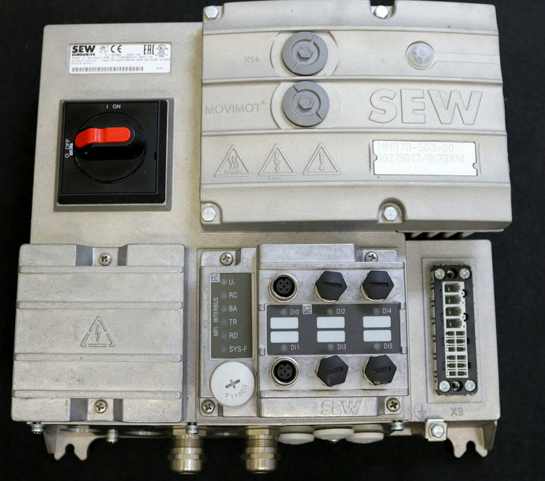 SEW Feldverteiler MFI32D/MM07D-503-00/Z18F 0/AF0 + Frequenzumrichter 18215017