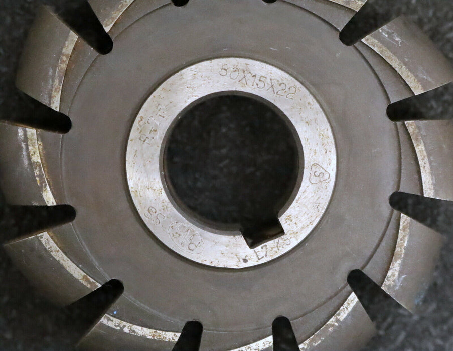 PWS Halbrund-Formfräser Radiusfräser Radius 7,5mm Abmessungen 80x15x22mm mit LKN