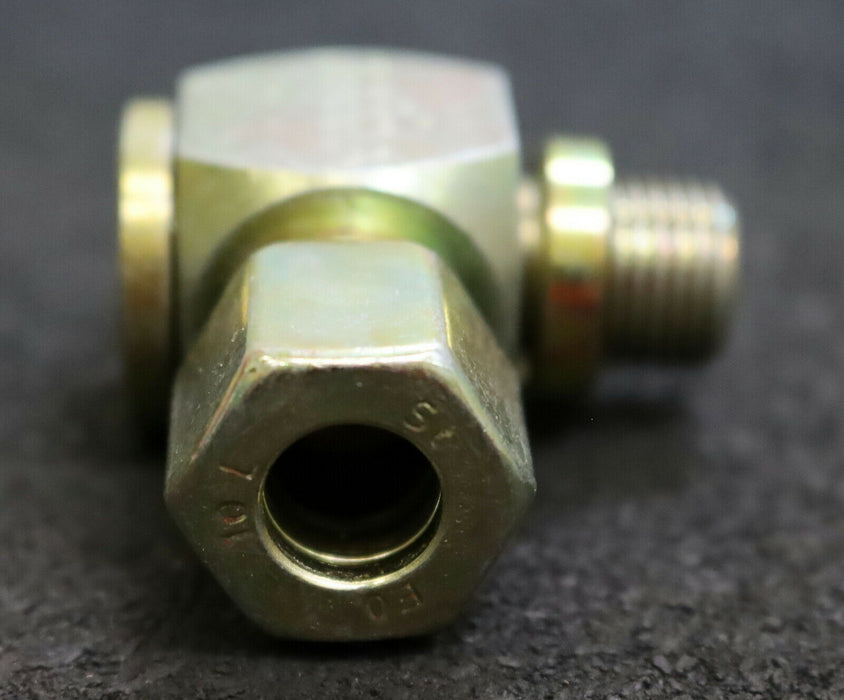 ERMETO Winkel-Schwenkverschraubung WH10-ZLR KDS CF AußenØ10mm G1/4" Stahl